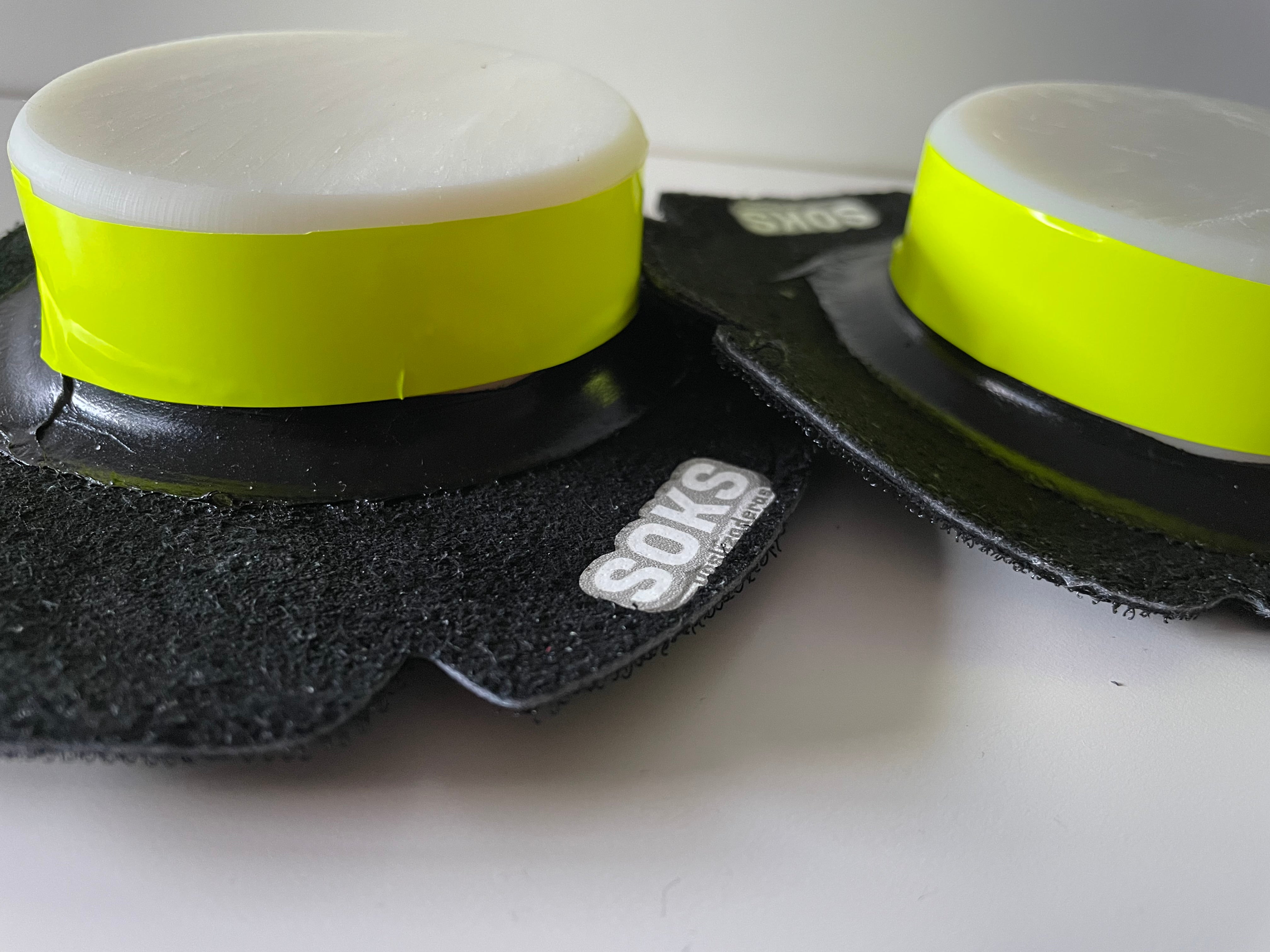 PISTA | NYLON  BLANCO | LATERAL AMARILLO