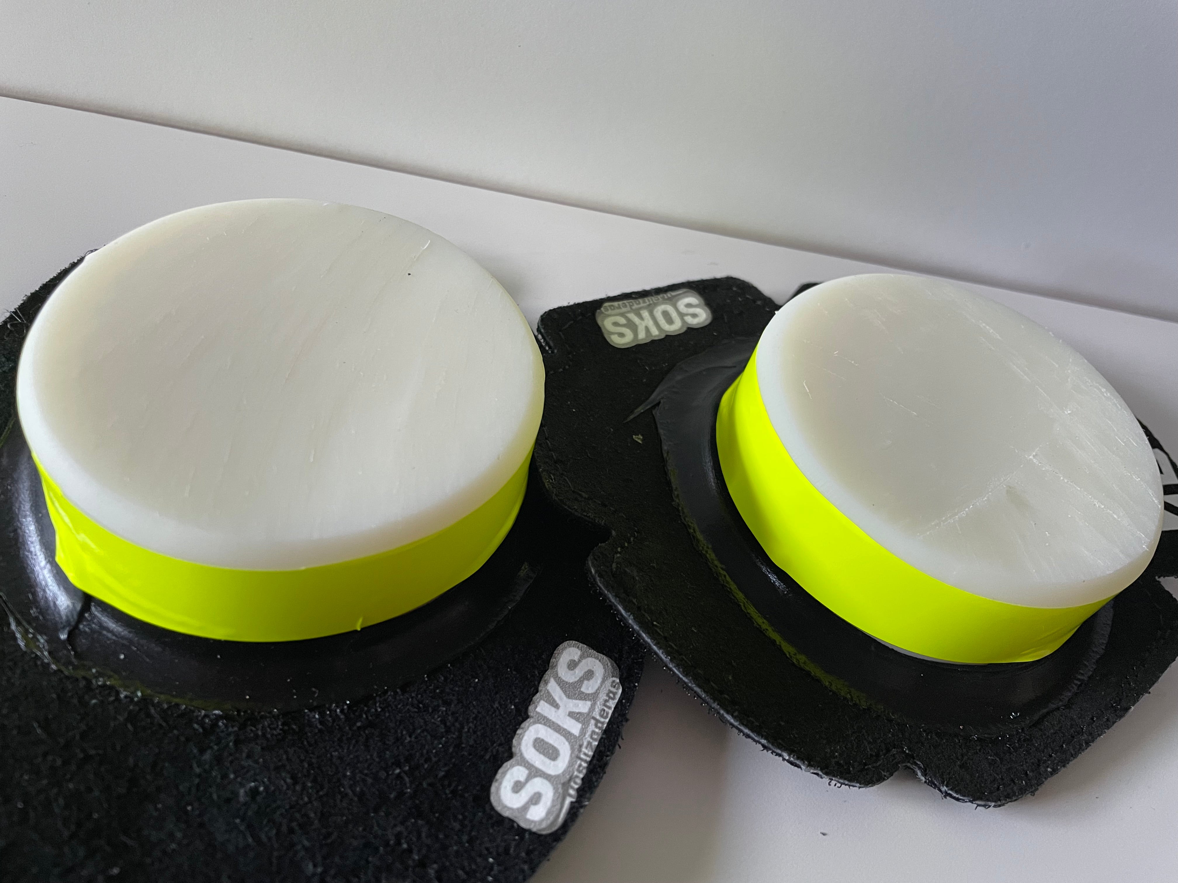 PISTA | NYLON  BLANCO | LATERAL AMARILLO
