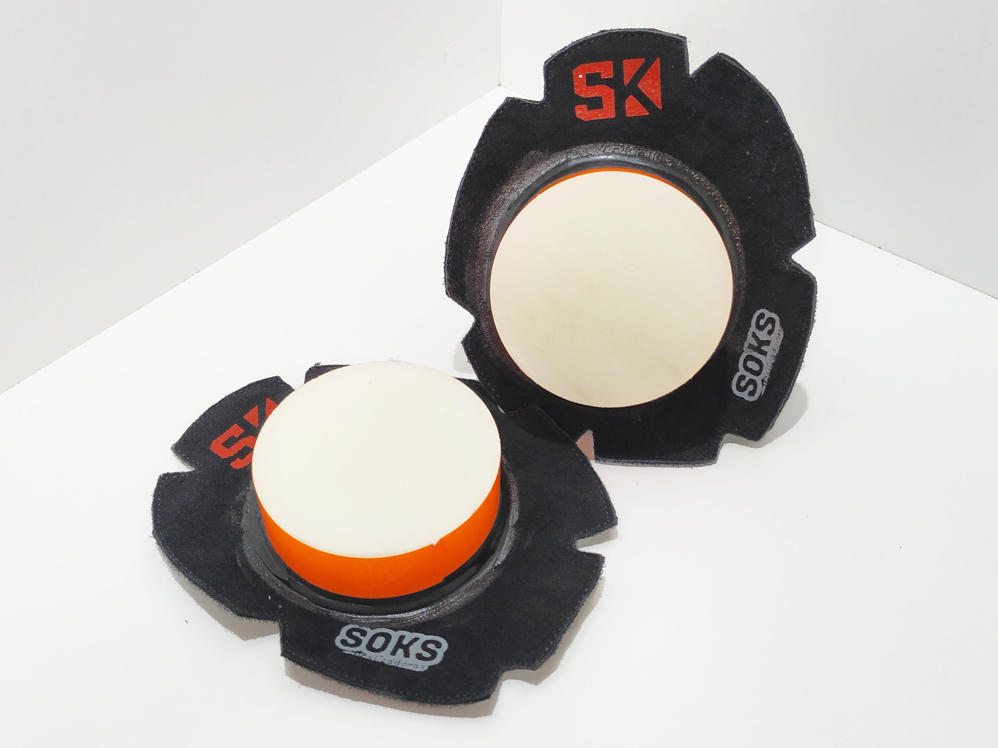PISTA | NYLON  BLANCO | LATERAL NARANJA